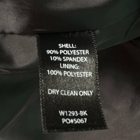 Never Worn Betabrand Bold Black Vegan Suede Moto Jacket in Women's Size XXL - Picture 11 of 11